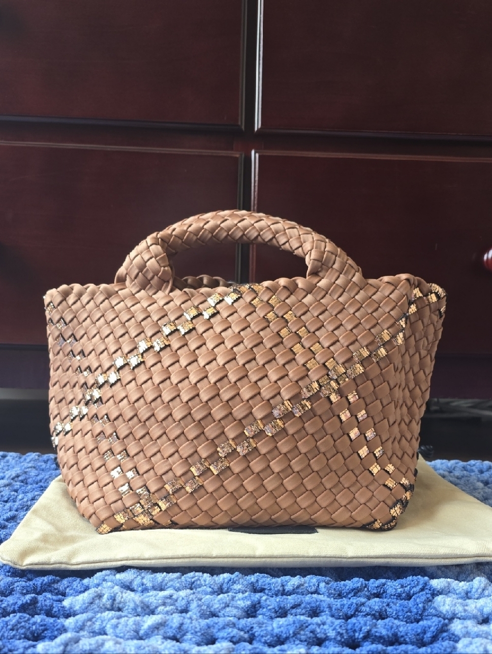 Naghedi St. Barths Small Tote | Brown Sugar | NWOT